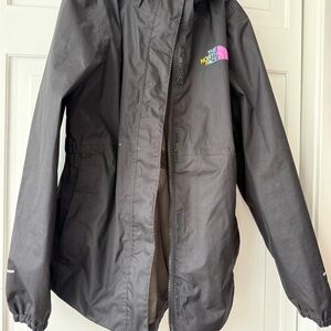 The North Face Kids Black Raincoat M 10 12